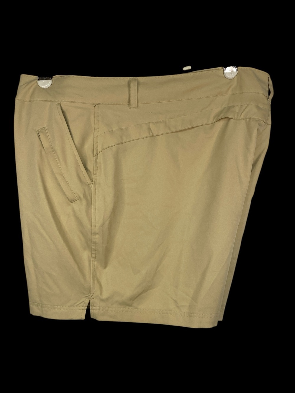 Magellan Outdoors Tan Flat Front Performance Shorts Women’s 3X